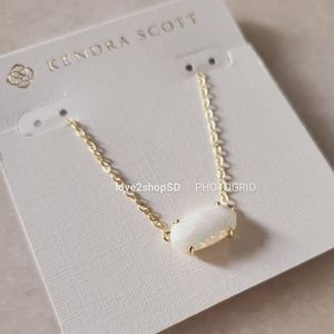 NWT Kendra Scott Kyocera Opal Gold Ever necklace